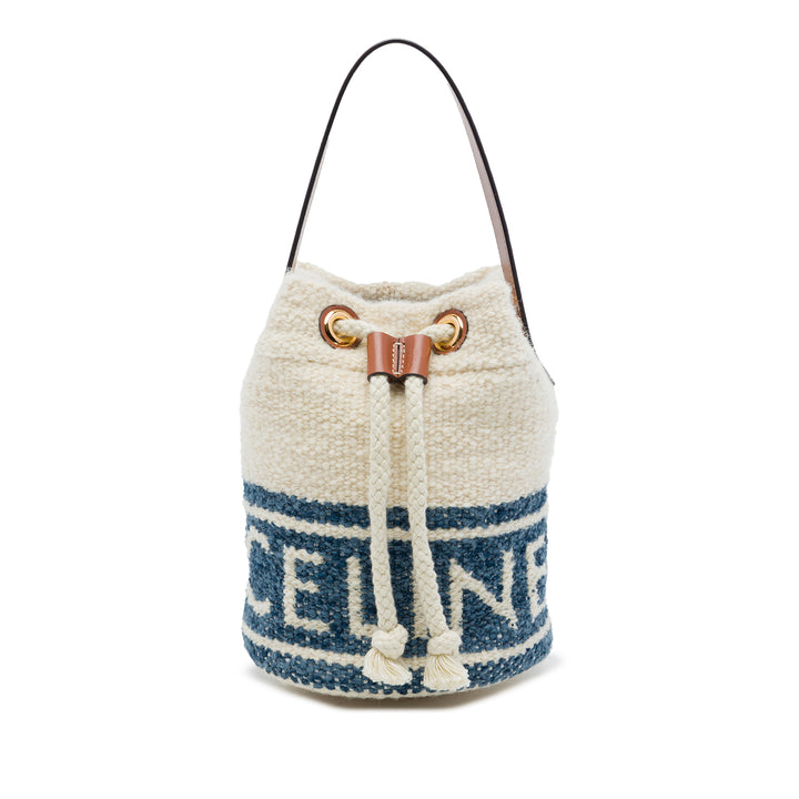 Celine Sac seau Plein Soleil à cordon seau Teen Bleu – vue principale – GABY PARIS