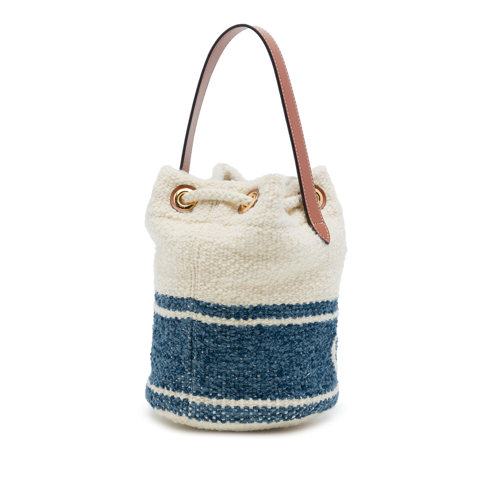 Celine Sac seau Plein Soleil à cordon seau Teen Bleu – vue 2 – GABY PARIS