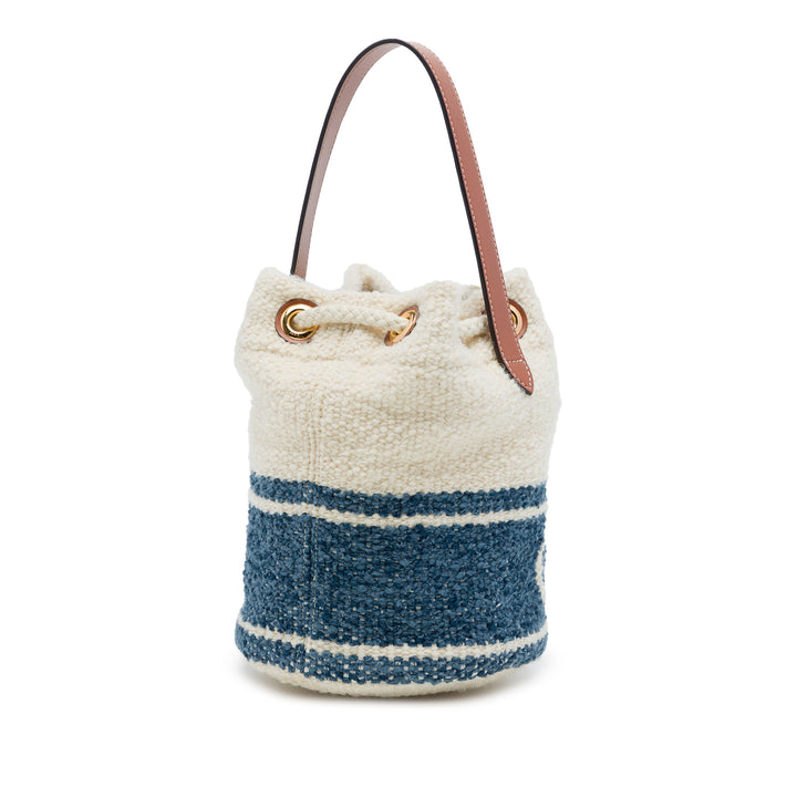 Celine Sac seau Plein Soleil à cordon seau Teen Bleu – vue 2 – GABY PARIS
