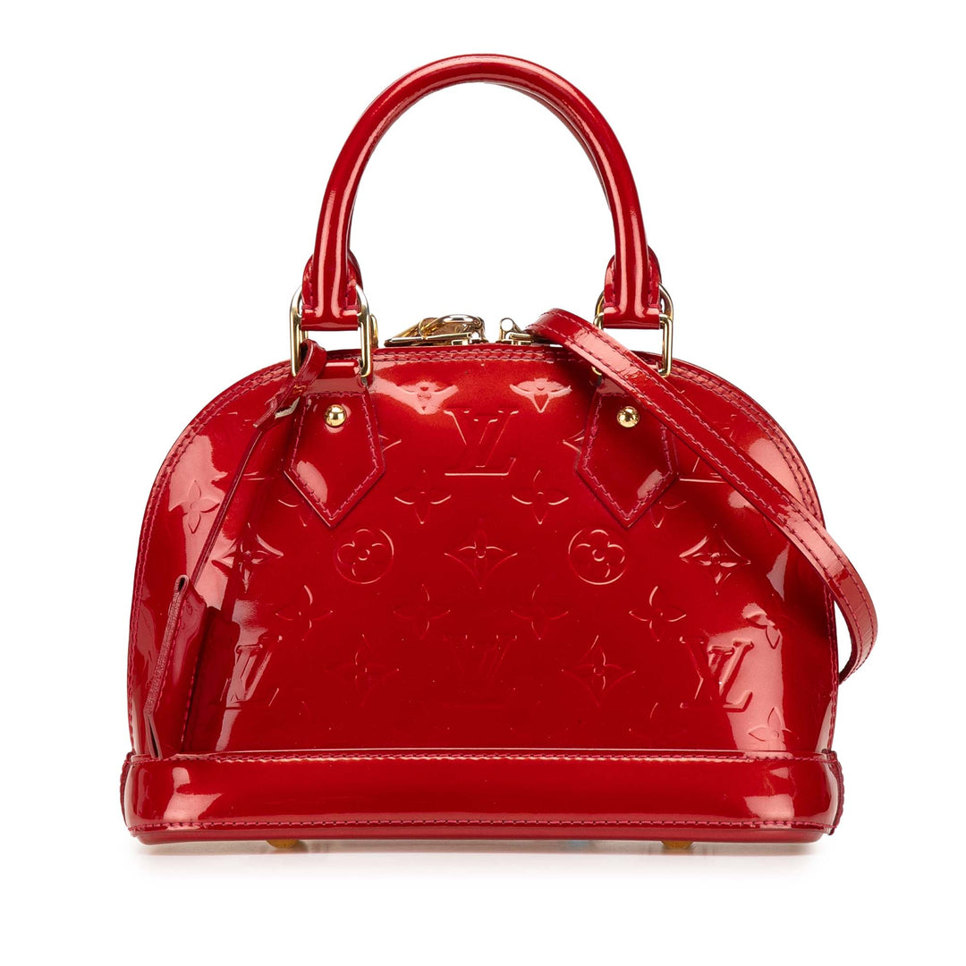 Monogram Vernis Alma BB Red - Gaby Paris