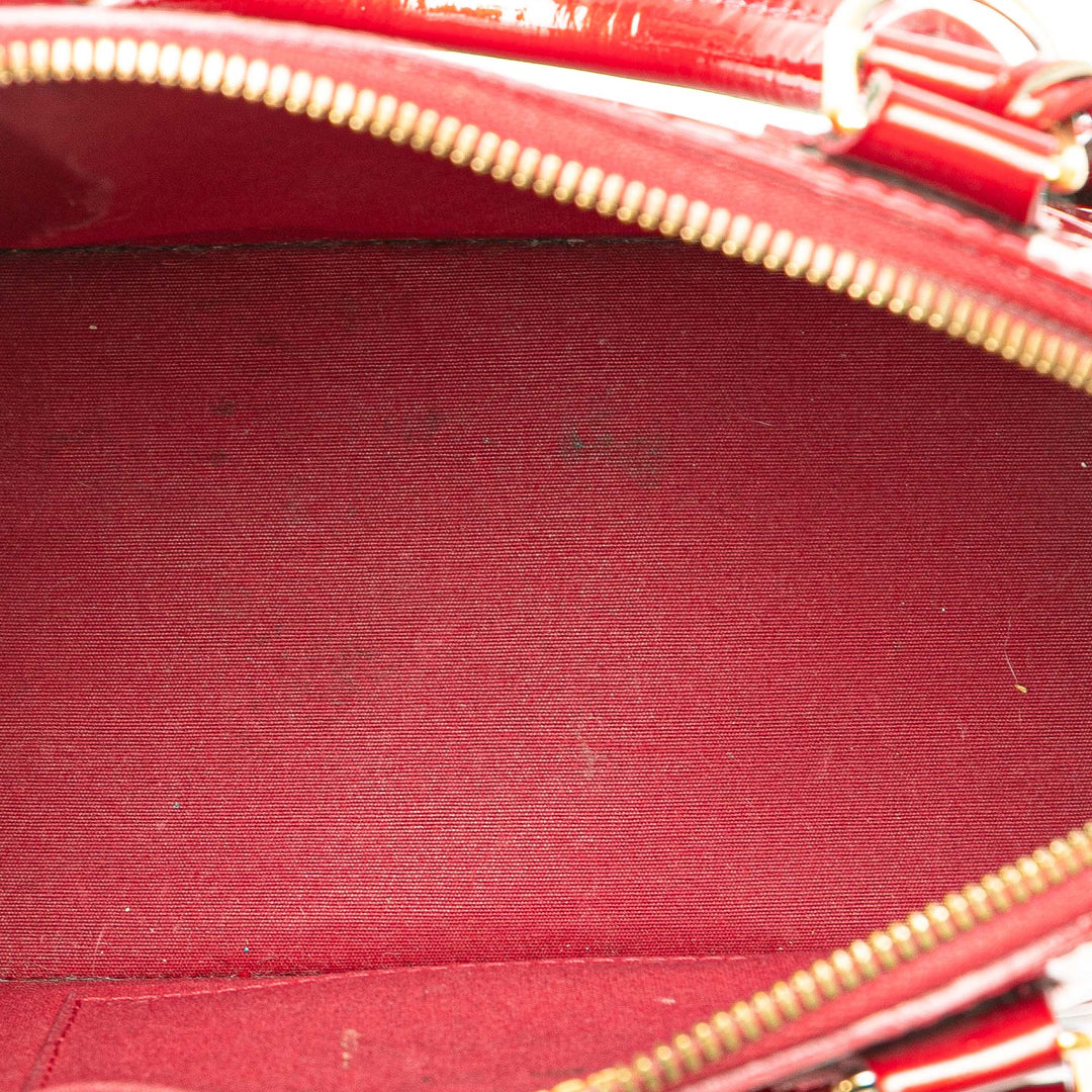 Monogram Vernis Alma BB Red - Gaby Paris