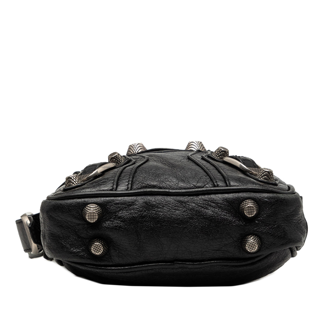 Balenciaga Cuir d’agneau Motocross Le Cagole Messenger Sac