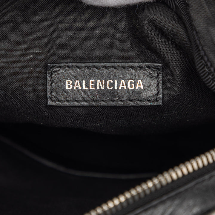 Balenciaga Cuir d’agneau Motocross Le Cagole Messenger Sac