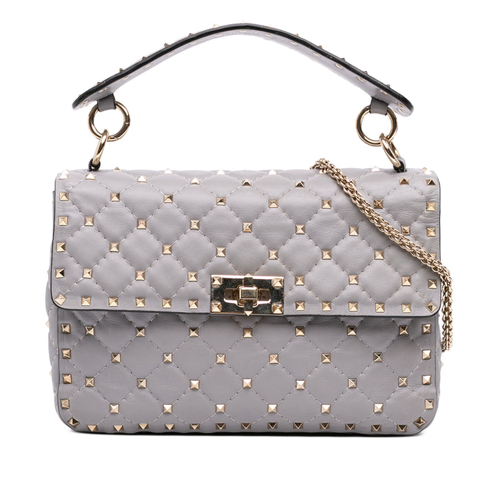 Valentino Rockstud Spike Sac Moyen Cuir nappa