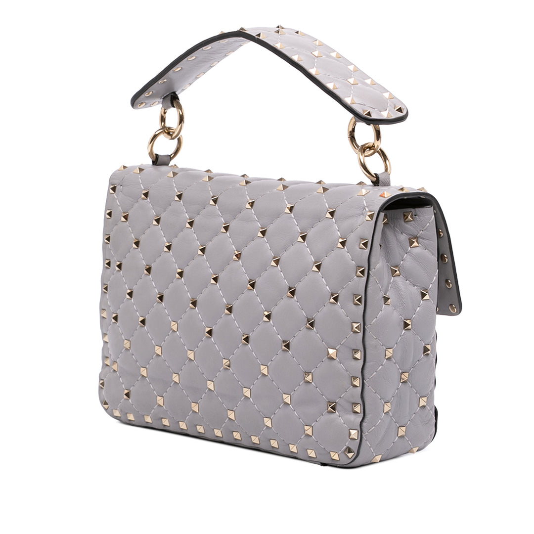 Valentino Rockstud Spike Sac Moyen Cuir nappa