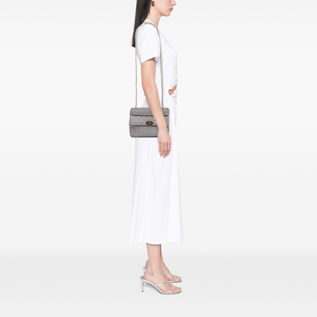 Valentino Rockstud Spike Sac Moyen Cuir nappa