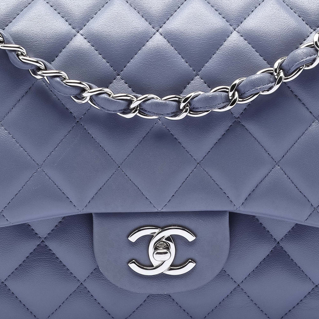 Chanel Jumbo Classic Cuir d’agneau Double rabat