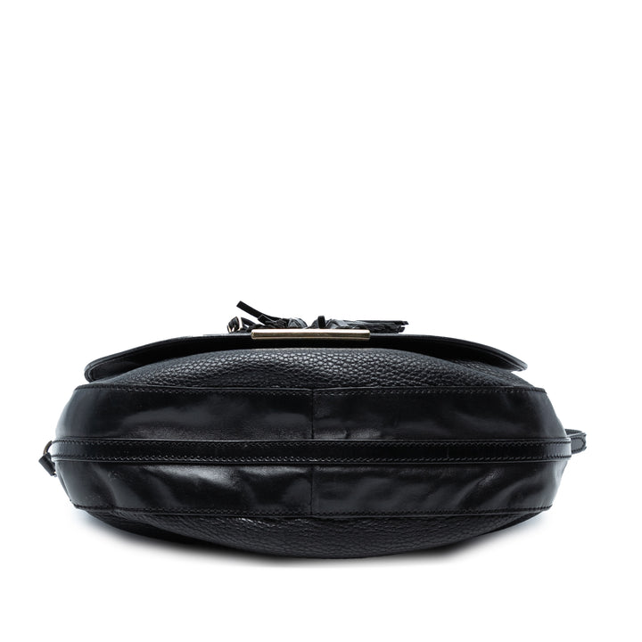 Burberry Grained Maydown Sac Moyen Noir – vue 3 – GABY PARIS