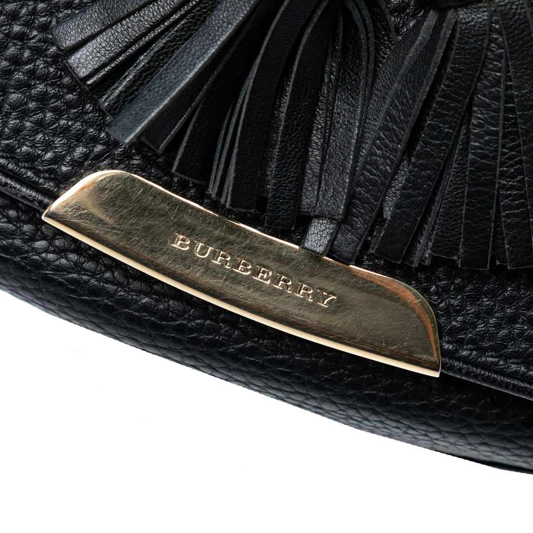 Burberry Grained Maydown Sac Moyen Noir – vue 6 – GABY PARIS