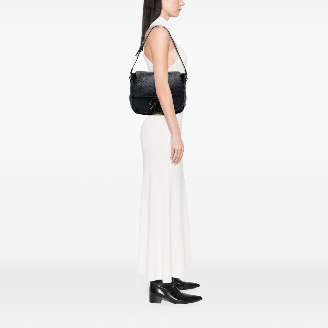 Burberry Grained Maydown Sac Moyen Noir – vue 7 – GABY PARIS
