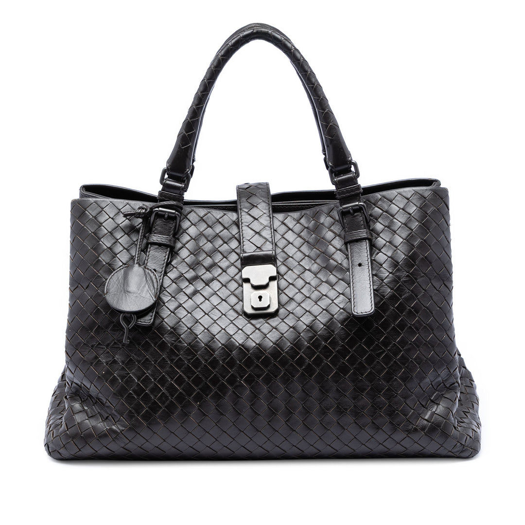Bottega Veneta Medium Nappa Intrecciato Roma Cabas