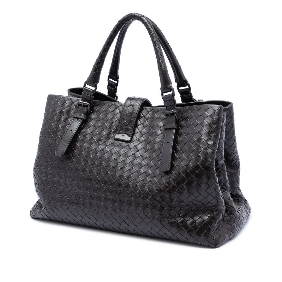 Bottega Veneta Medium Nappa Intrecciato Roma Cabas