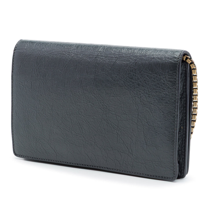 Balenciaga Motocross Giant 12 Wallet on Chain Cuir d'agneau