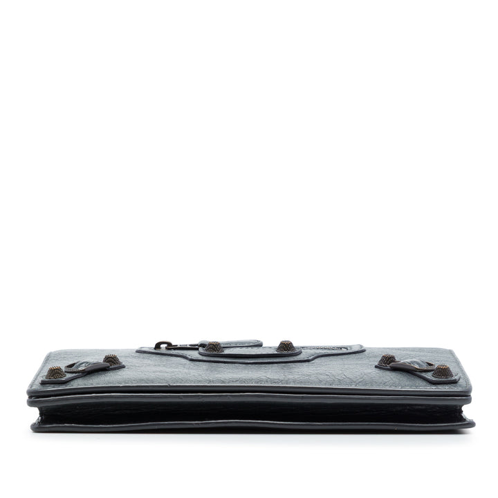 Balenciaga Motocross Giant 12 Wallet on Chain Cuir d'agneau