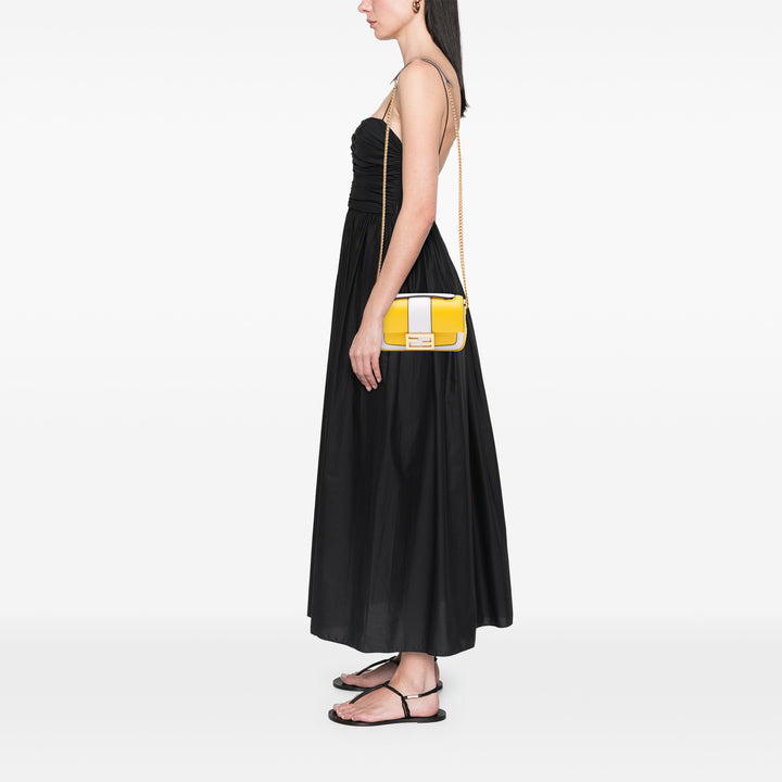 Fendi Mini Bicolor Nappa Apolo Sac à chaîneuette Sac bandoulière