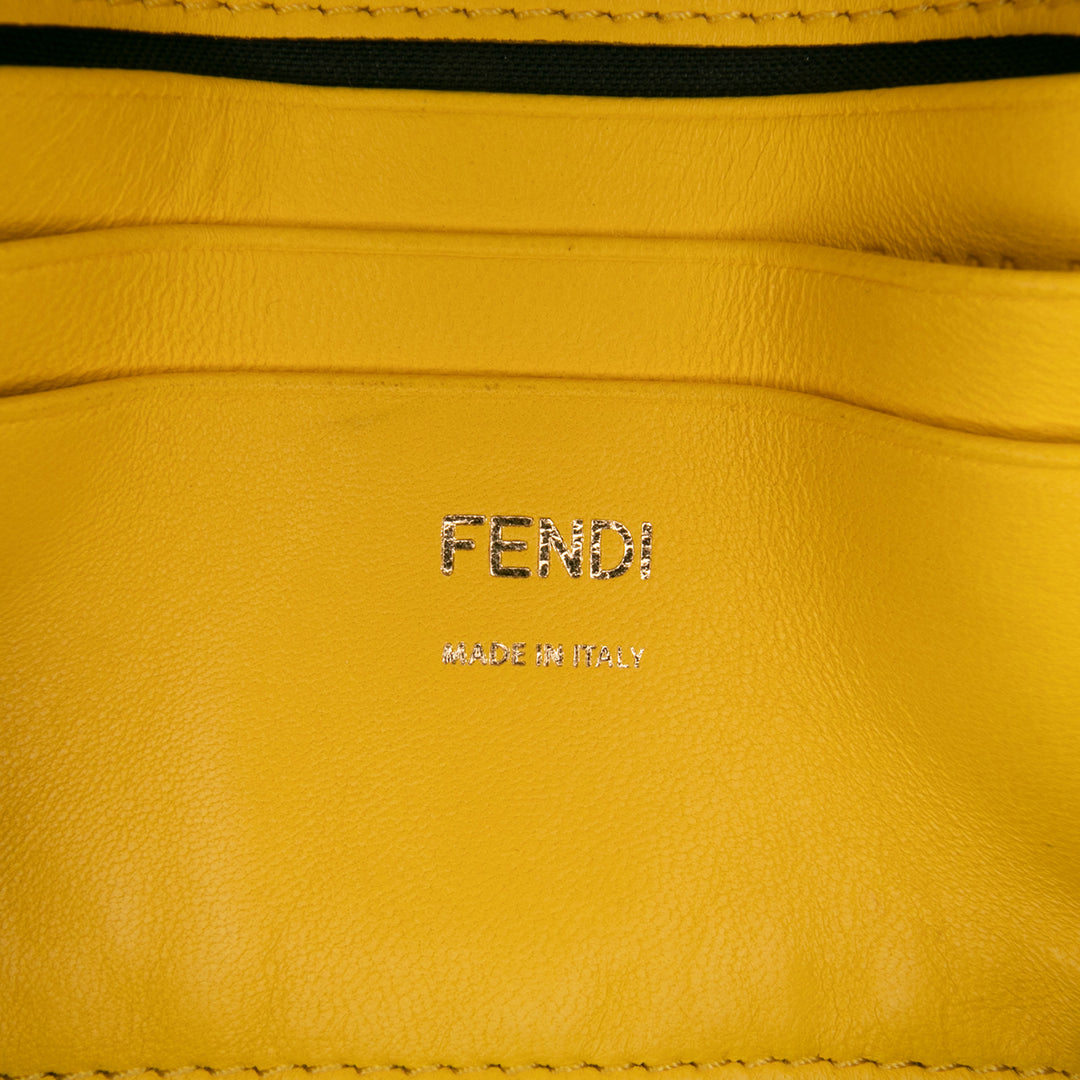 Fendi Mini Bicolor Nappa Apolo Sac à chaîneuette Sac bandoulière