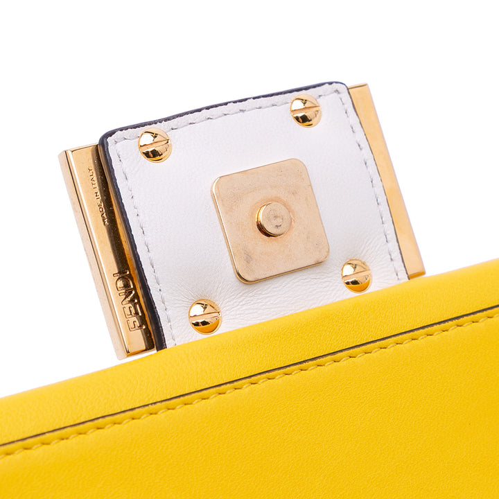 Fendi Mini Bicolor Nappa Apolo Sac à chaîneuette Sac bandoulière