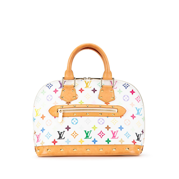 Monogram Multicolore Alma PM White - Gaby Paris