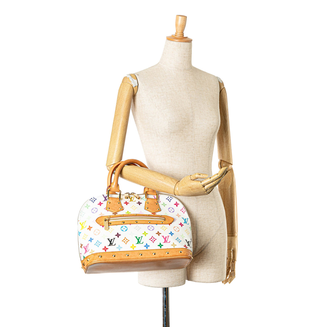 Monogram Multicolore Alma PM White - Gaby Paris