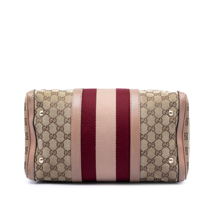 GG Web Joy Boston Sac Moyen Beige
