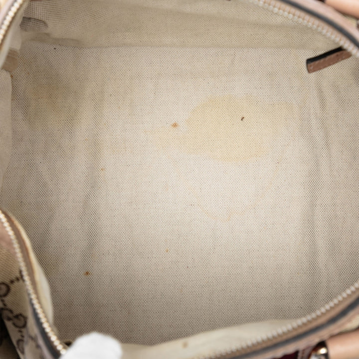 GG Web Joy Boston Sac Moyen Beige