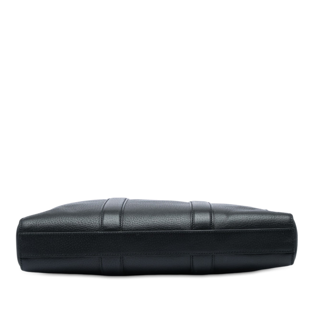 Web Business Sac Cuir de veau Noir