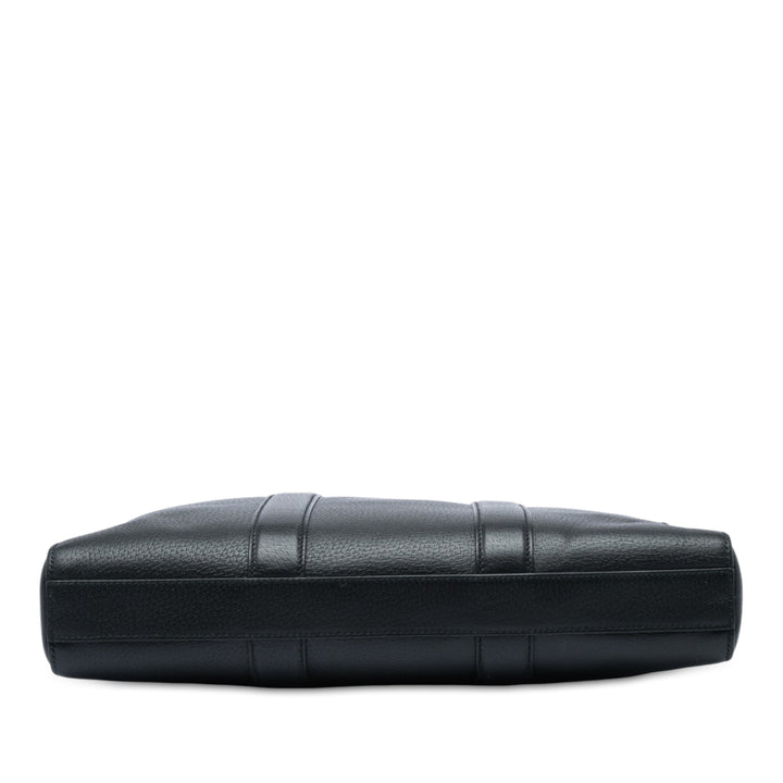 Web Business Sac Cuir de veau Noir