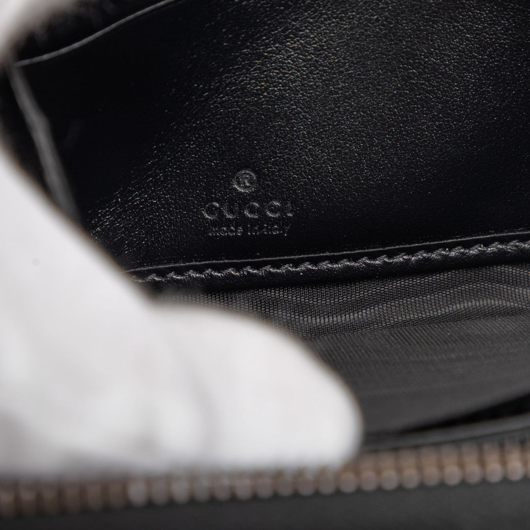 Gucci GG Marmont Matelasse Cuir de veau Zip Around Portefeuille