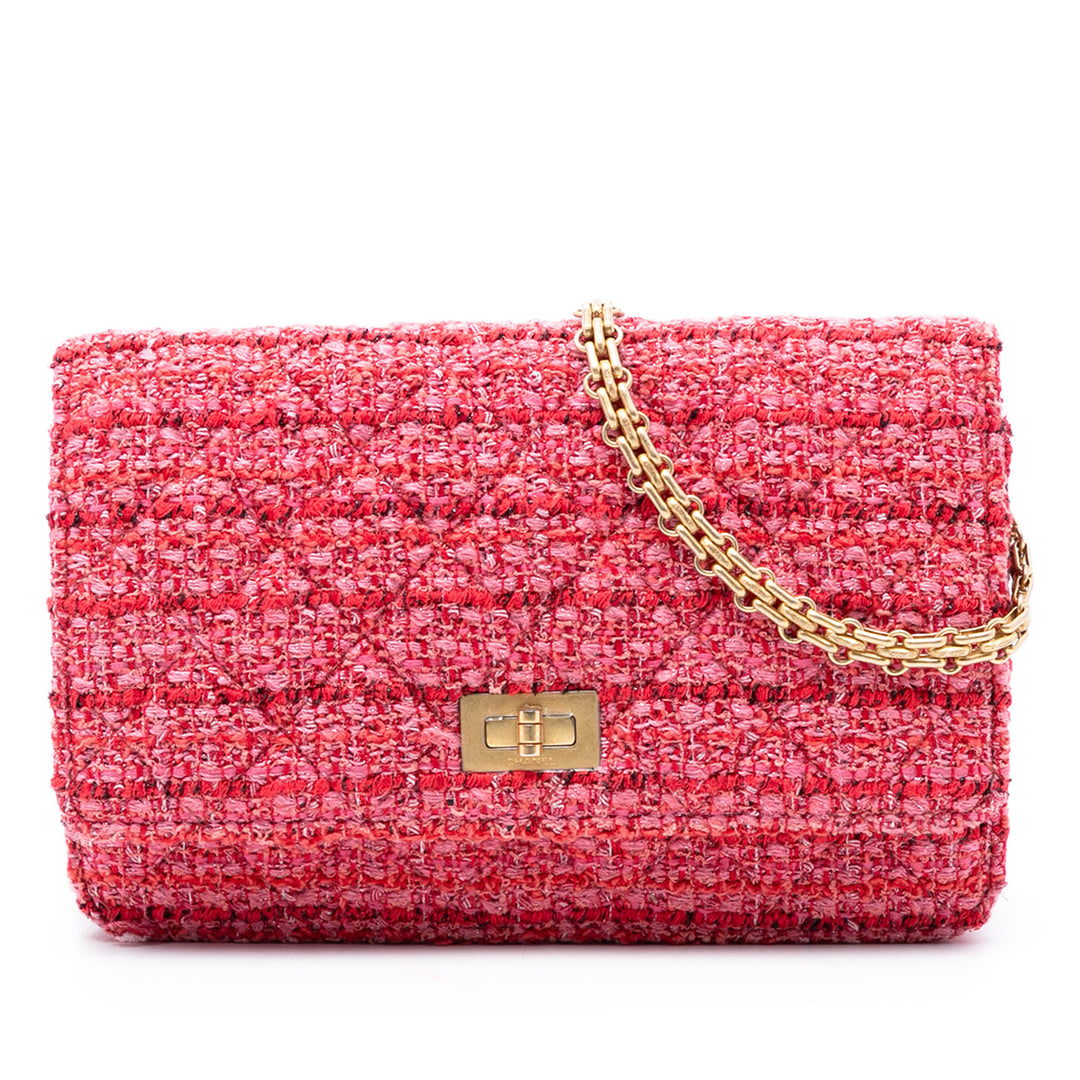 Chanel Matelassé Tweed Reissue 2.55 Wallet on Chain – GABY PARIS Authentique