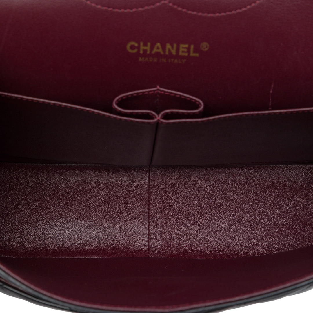 Chanel Classic Double rabat Jumbo Cuir d'agneau Noir – vue 4 – GABY PARIS