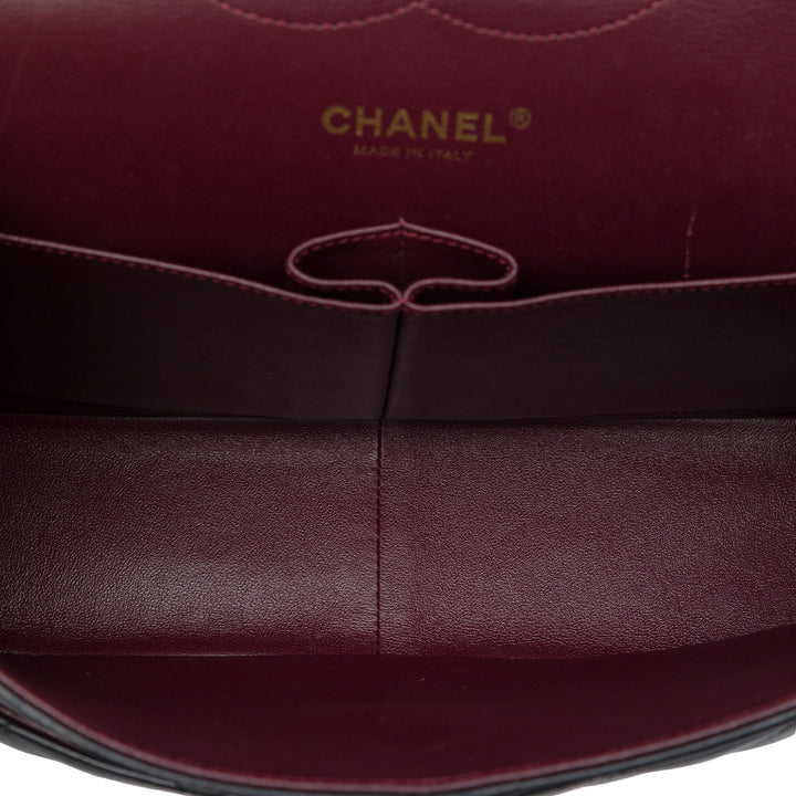 Chanel Classic Double rabat Jumbo Cuir d'agneau Noir – vue 4 – GABY PARIS