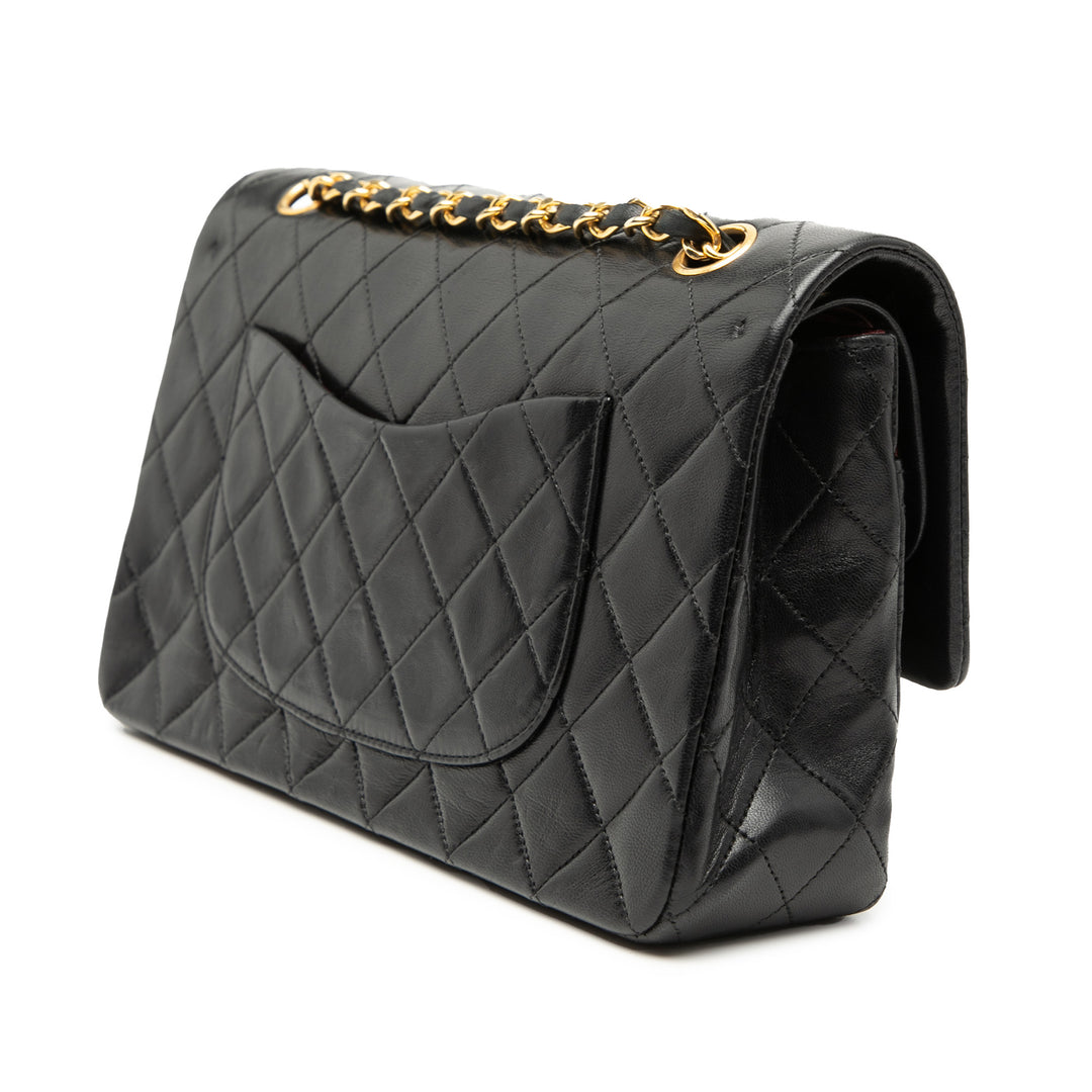 Chanel Medium Classic Cuir d’agneau Double rabat