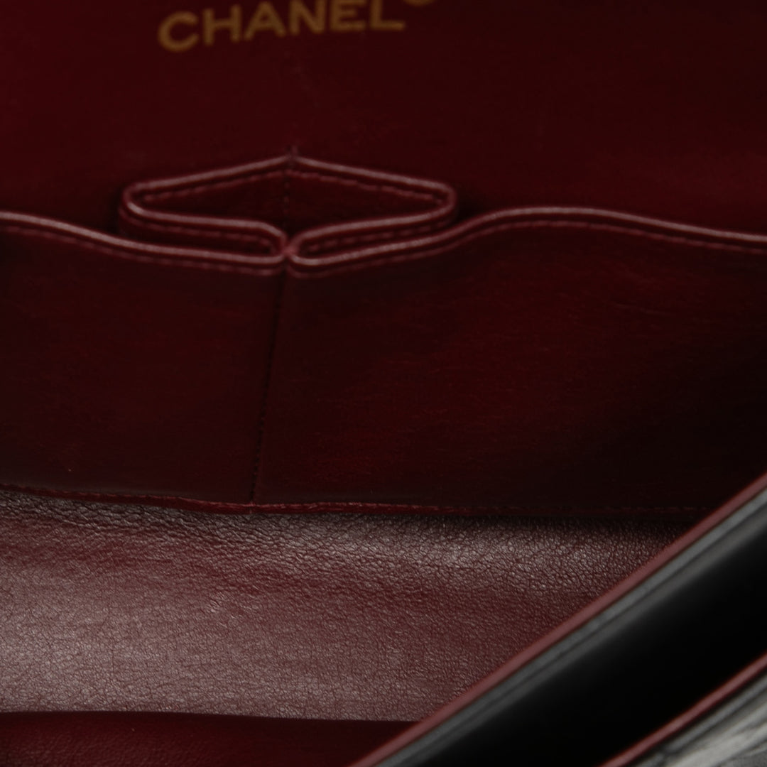 Chanel Medium Classic Cuir d’agneau Double rabat