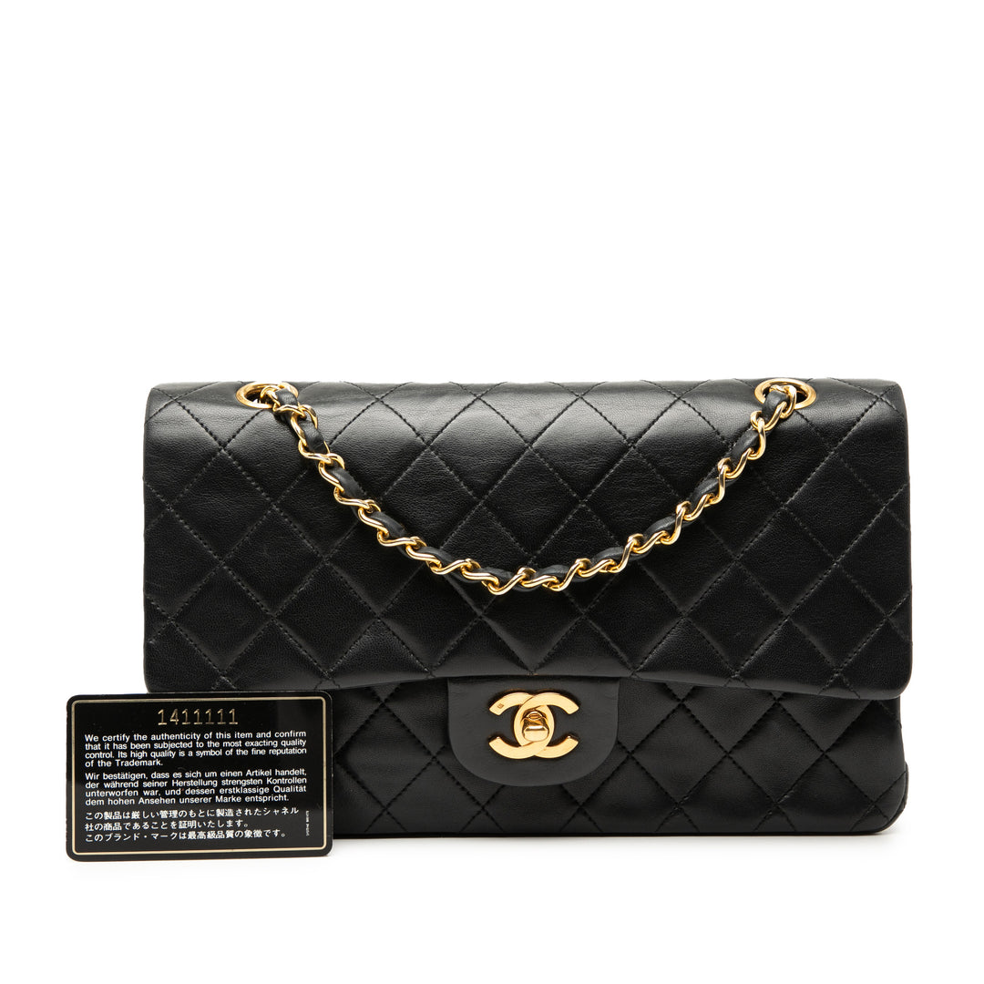 Chanel Medium Classic Cuir d’agneau Double rabat