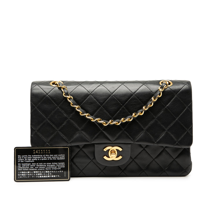 Chanel Medium Classic Cuir d’agneau Double rabat