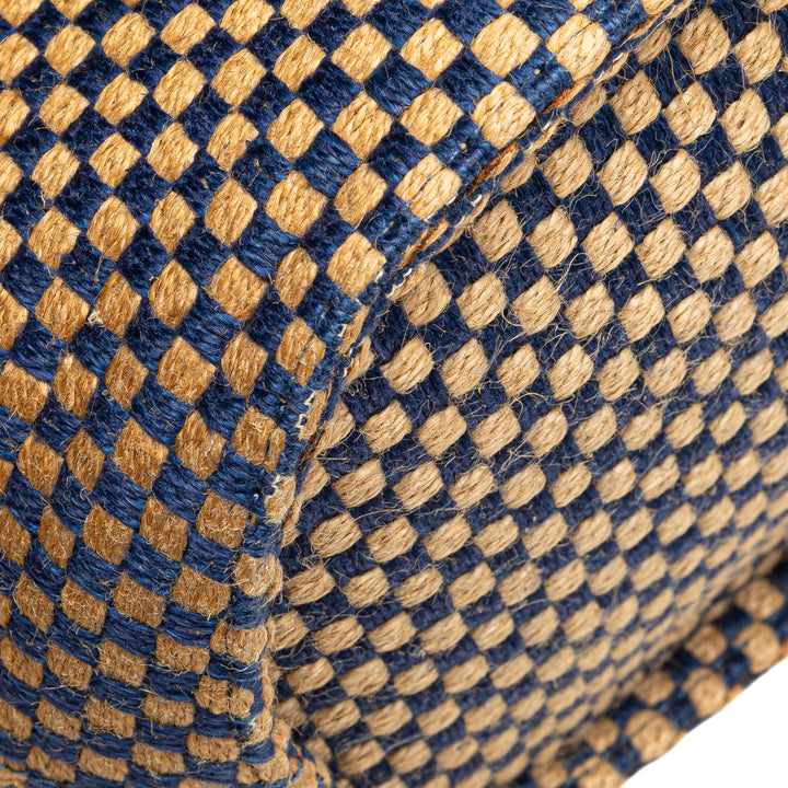 Linen and Jute Panier Bus Tote GM Brown - Gaby Paris