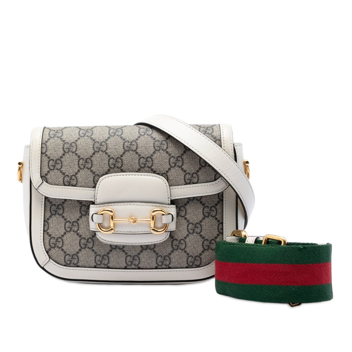 Web Horsebit 1955 Sac Petit GG Supreme Blanc