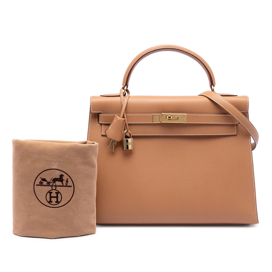 Hermès Courchevel Kelly Sellier 32