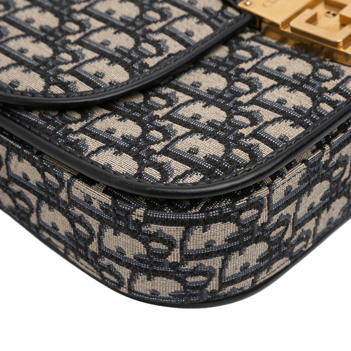 Dior Oblique Toile à rabat Sac porté croisé