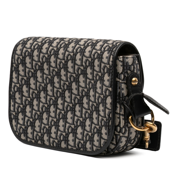 Dior Oblique Toile à rabat Sac porté croisé