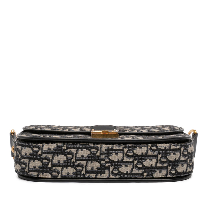 Dior Oblique Toile à rabat Sac porté croisé