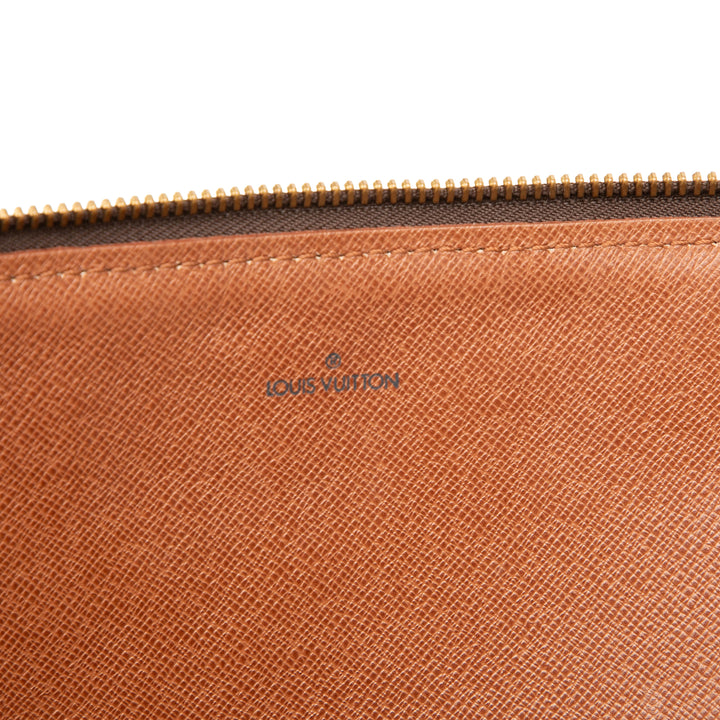 Poche Documents Portfolio Monogram Marron