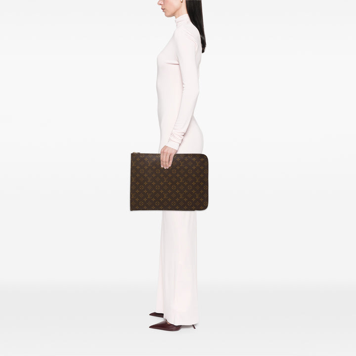 Poche Documents Portfolio Monogram Marron