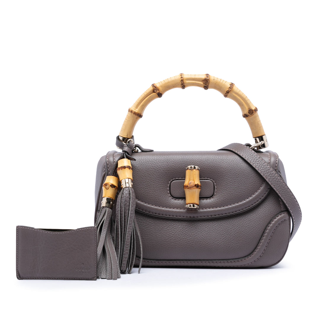 Gucci Medium Cuir New Bamboo Sac
