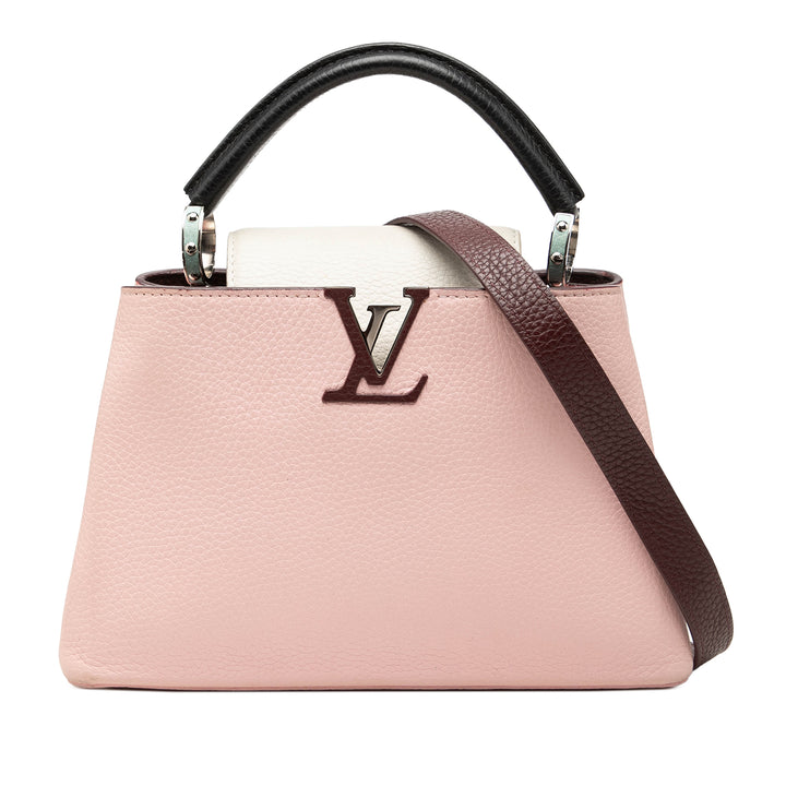 Louis Vuitton Bicolore Capucines BB taurillon Rose – vue principale – GABY PARIS