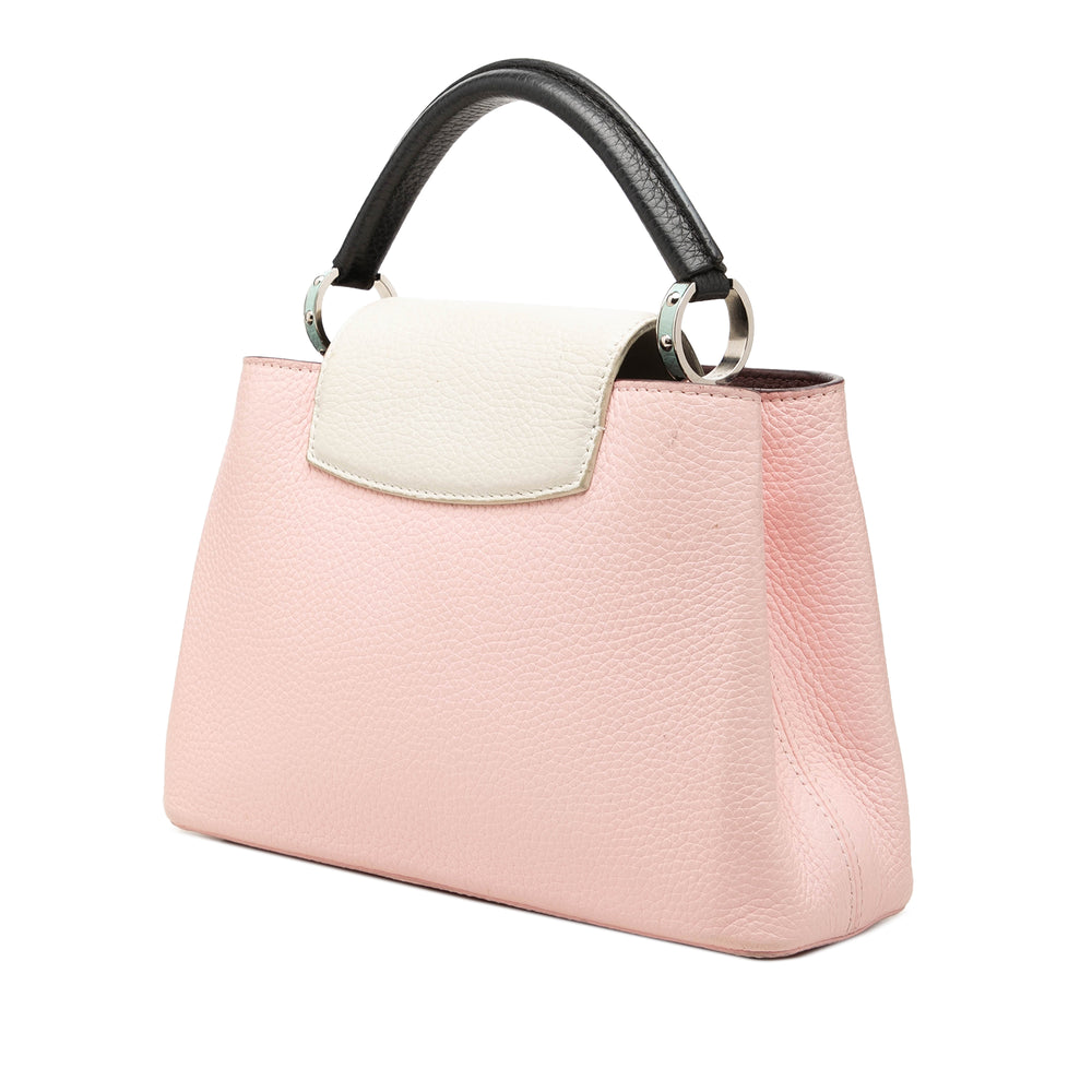 Louis Vuitton Bicolore Capucines BB taurillon Rose – vue 2 – GABY PARIS