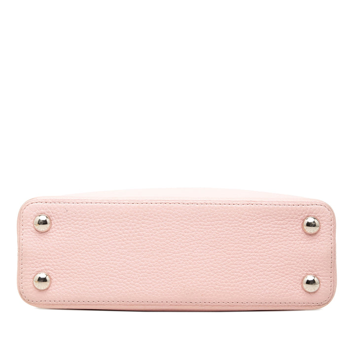 Louis Vuitton Bicolore Capucines BB taurillon Rose – vue 3 – GABY PARIS
