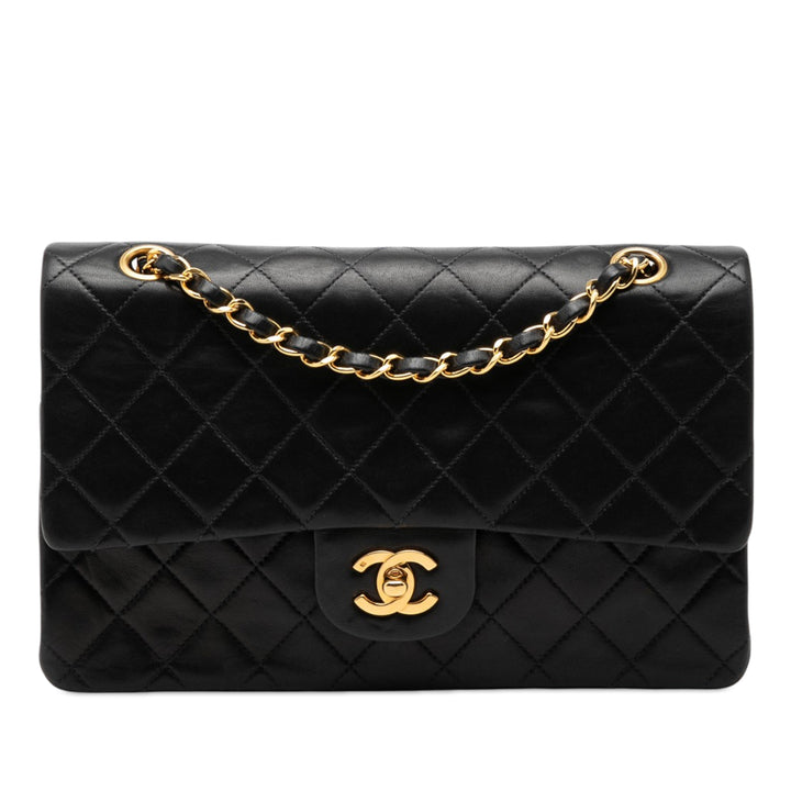 Chanel Medium Classic Cuir d’agneau Double rabat
