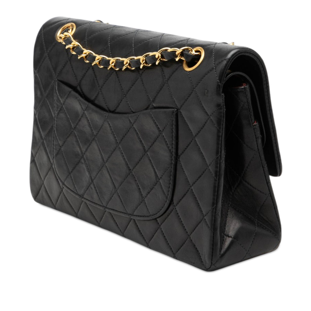 Chanel Medium Classic Cuir d’agneau Double rabat