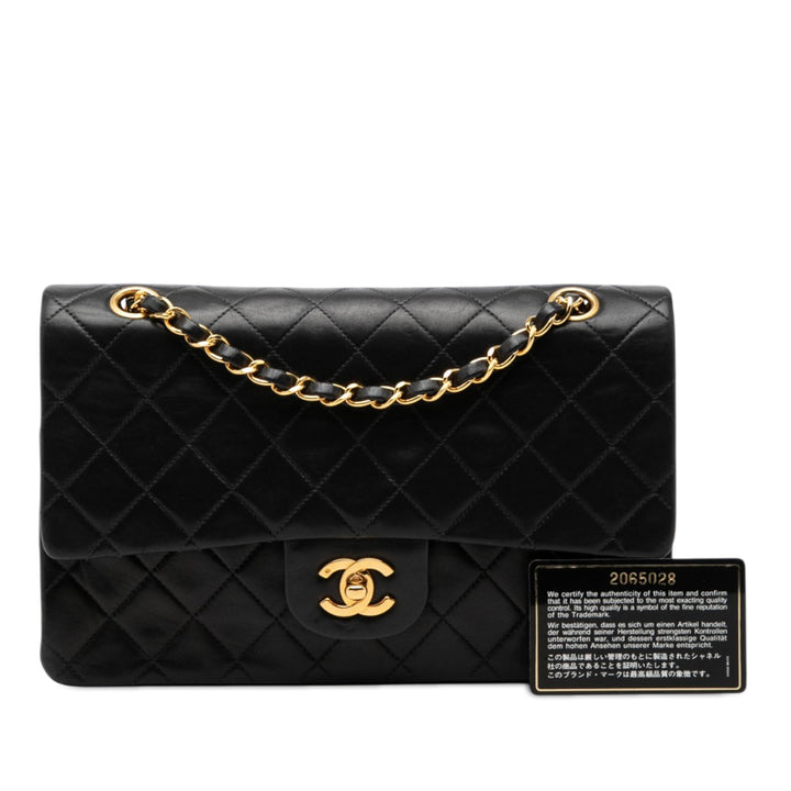 Chanel Medium Classic Cuir d’agneau Double rabat